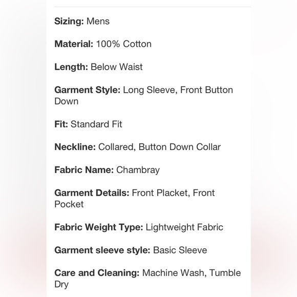 Men's Button-Down Shirt - Goodfellow &
Co™ Medium Wash L new - Picture 5 of 5